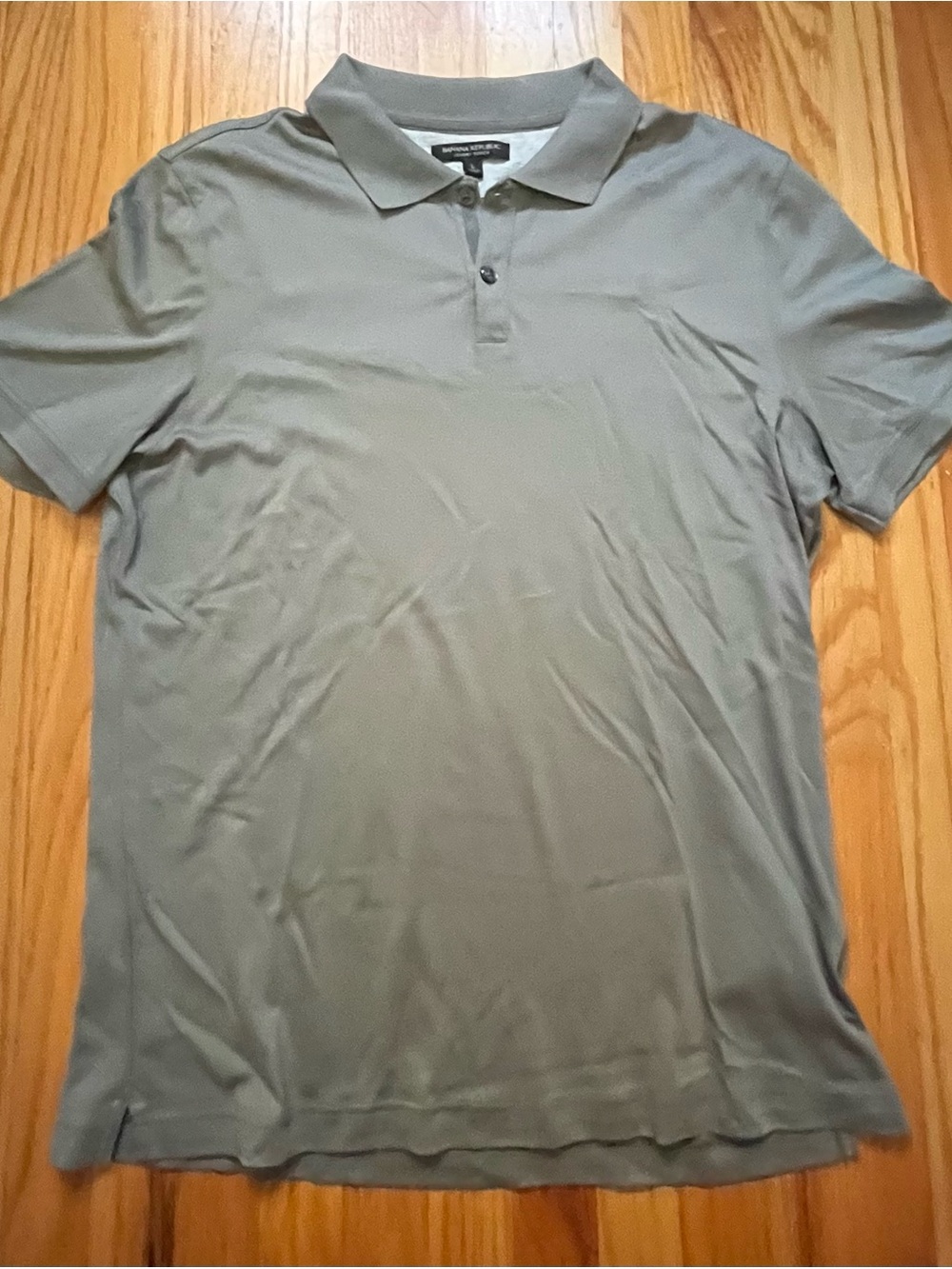 Banana Republic Men's Gray Polo - Short Sleeve